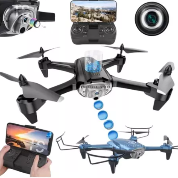 Drone Con Cámara Hd Dispara Orbeez